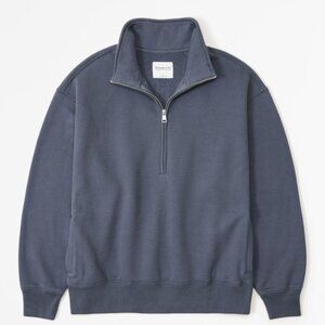 Abercrombie & Fitch Essential Vintage Sunday Half-Zip